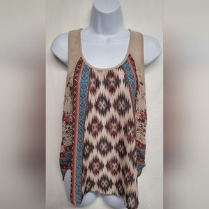 Eyelash Couture S Racerback Tank Top Semi Sheer Excellent Condition